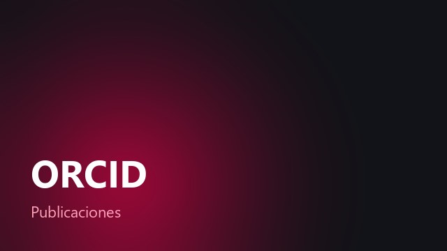 Sus publicaciones en ORCID