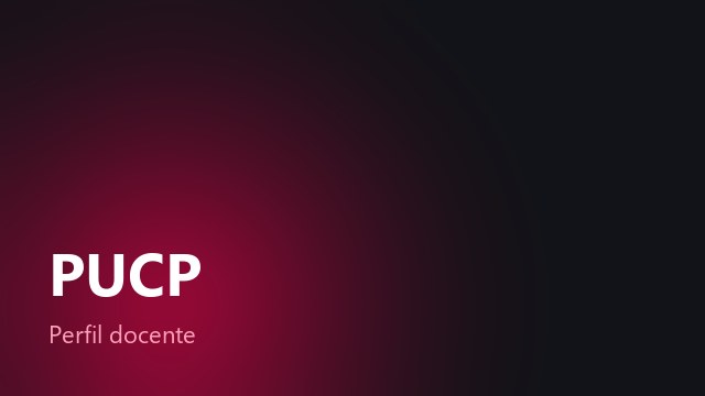 Perfil docente en la PUCP