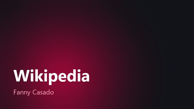 Fanny Casado en Wikipedia